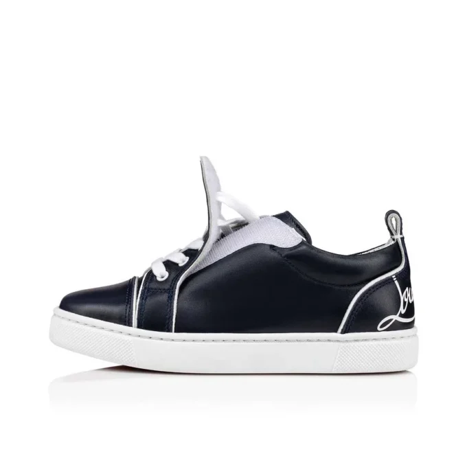 Funnyto – Low-Top-Sneaker – Kalbsleder – Marineblau – Kinder Funnyto – Low-Top-Sneaker – Kalbsleder – Marineblau – Kinder
