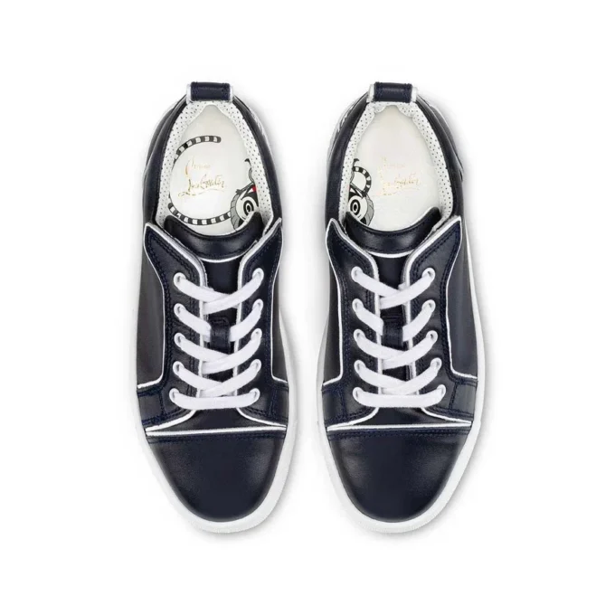 Funnyto – Low-Top-Sneaker – Kalbsleder – Marineblau – Kinder Funnyto – Low-Top-Sneaker – Kalbsleder – Marineblau – Kinder
