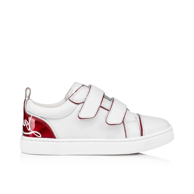 Funnyto Scratch – Sneaker – Kalbsleder und Lackkalbsleder Psychic – Bianco – Kinder Funnyto Scratch – Sneaker – Kalbsleder und Lackkalbsleder Psychic – Bianco – Kinder