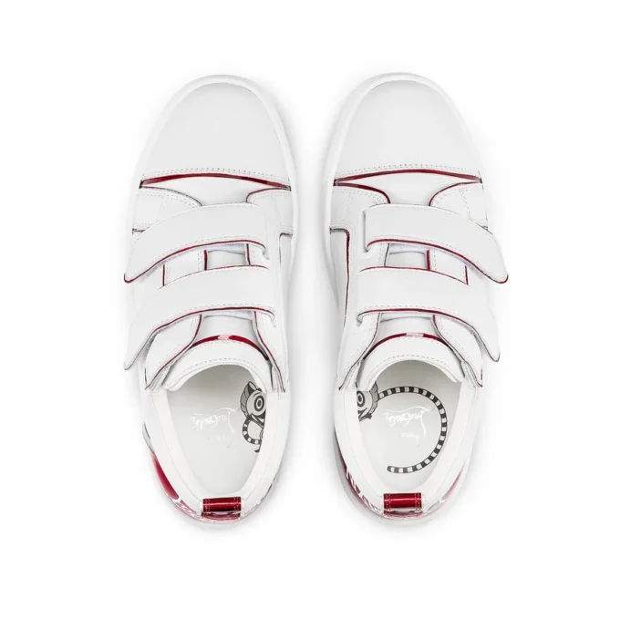 Funnyto Scratch – Sneaker – Kalbsleder und Lackkalbsleder Psychic – Bianco – Kinder Funnyto Scratch – Sneaker – Kalbsleder und Lackkalbsleder Psychic – Bianco – Kinder
