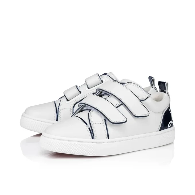 Funnyto Scratch – Sneaker – Lackkalbsleder – Bianco – Kinder Funnyto Scratch – Sneaker – Lackkalbsleder – Bianco – Kinder