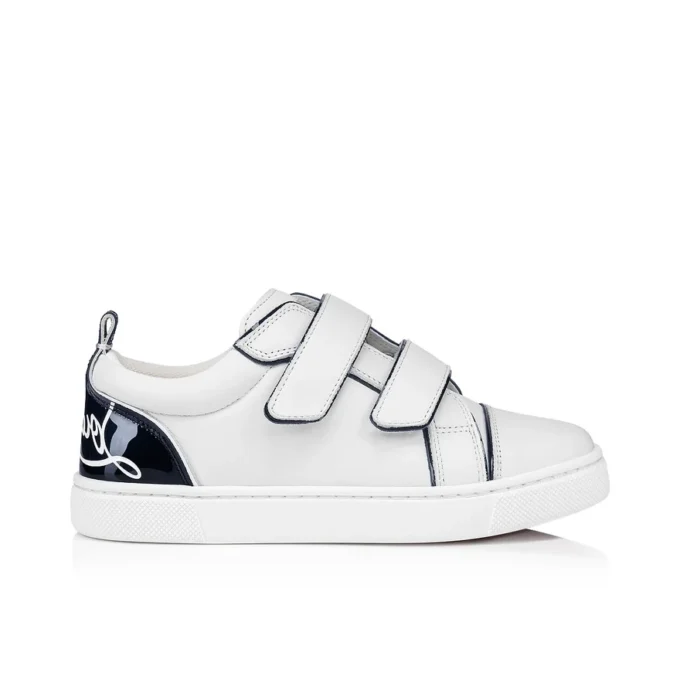 Funnyto Scratch – Sneaker – Lackkalbsleder – Bianco – Kinder Funnyto Scratch – Sneaker – Lackkalbsleder – Bianco – Kinder