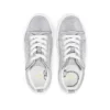 Funnyto – Sneaker – Glitzerndes Kalbsleder – Silber – Kinder Funnyto – Sneaker – Glitzerndes Kalbsleder – Silber – Kinder