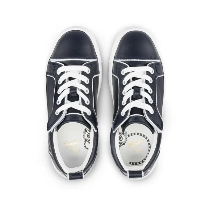 Funnyto – Sneaker – Kalbsleder – Marineblau – Kinder Funnyto – Sneaker – Kalbsleder – Marineblau – Kinder