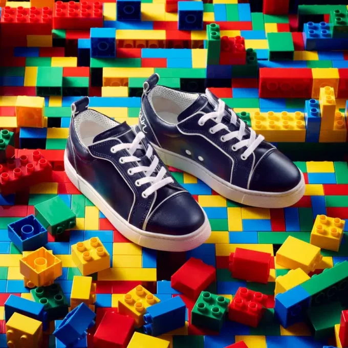 Funnyto – Sneaker – Kalbsleder – Marineblau – Kinder Funnyto – Sneaker – Kalbsleder – Marineblau – Kinder