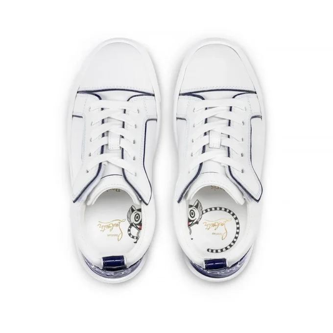 Funnyto – Sneaker – Kalbsleder und Lackkalbsleder – Bianco – Kinder Funnyto – Sneaker – Kalbsleder und Lackkalbsleder – Bianco – Kinder