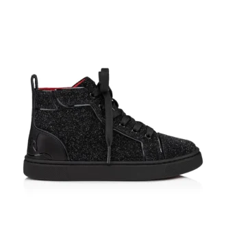 Funnytopi Black Veau Velours – Schuhe – Kinder Unisex