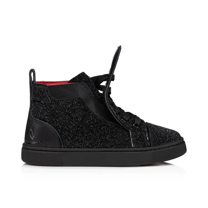 Funnytopi Black Veau Velours – Schuhe – Kinder Unisex Funnytopi Black Veau Velours – Schuhe – Kinder Unisex