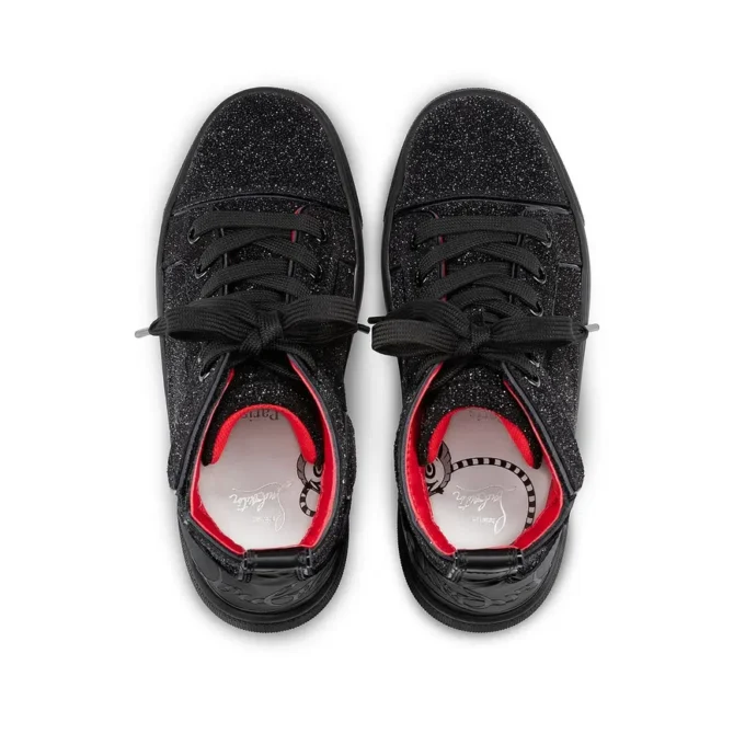 Funnytopi Black Veau Velours – Schuhe – Kinder Unisex Funnytopi Black Veau Velours – Schuhe – Kinder Unisex