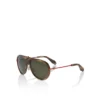 Greggo Lb0004 – Sonnenbrille – Metall – Braunes Horn Greggo Lb0004 – Sonnenbrille – Metall – Braunes Horn