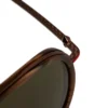 Greggo Lb0004 – Sonnenbrille – Metall – Braunes Horn Greggo Lb0004 – Sonnenbrille – Metall – Braunes Horn