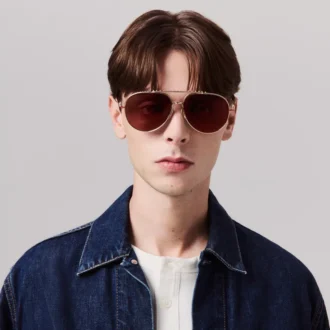 Greggo Lb0029 – Sonnenbrille – Metall – Gold Smoke Greggo Lb0029 – Sonnenbrille – Metall – Gold Smoke