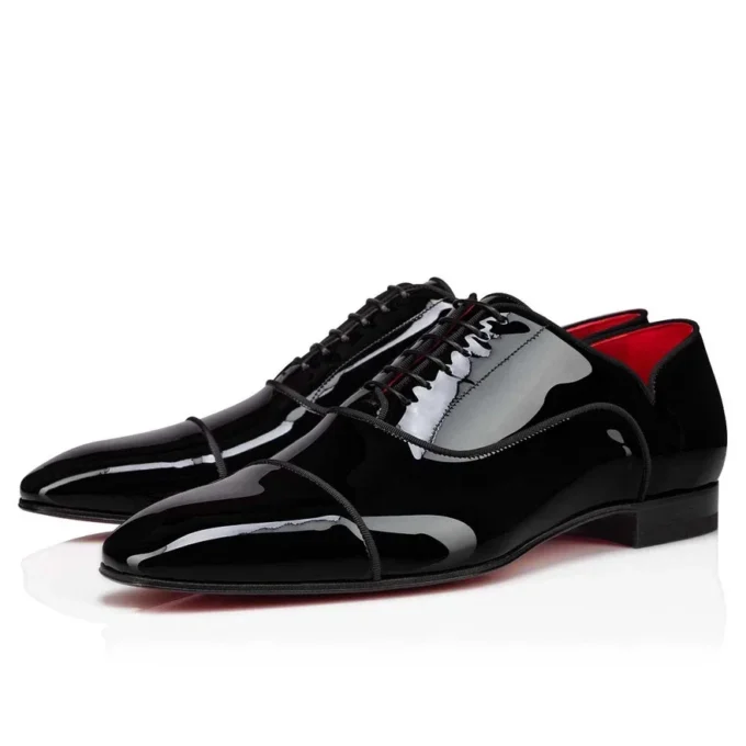 Greggy Chick – Schnürschuhe – Lackkalbsleder – Schwarz – Herren Greggy Chick – Schnürschuhe – Lackkalbsleder – Schwarz – Herren