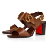 Her in Roma – 70-mm-Sandalen – Patiniertes Kalbsleder – Dunkles Karminrot – Damen Her in Roma – 70-mm-Sandalen – Patiniertes Kalbsleder – Dunkles Karminrot – Damen