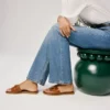 Her in Roma Mule – Pantoletten – Kalbsleder – Dunkles Karminrot – Damen Her in Roma Mule – Pantoletten – Kalbsleder – Dunkles Karminrot – Damen
