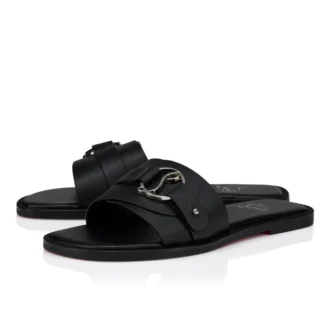 Her in Roma Mule – Pantoletten – Kalbsleder – Schwarz – Damen