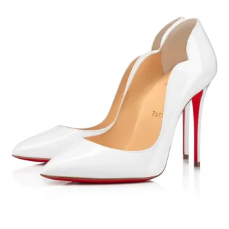 Hot Chick – 100-mm-Pumps – Lackkalbsleder – Bianco – Damen Hot Chick – 100-mm-Pumps – Lackkalbsleder – Bianco – Damen