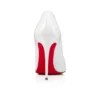 Hot Chick – 100-mm-Pumps – Lackkalbsleder – Bianco – Damen