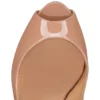Hot Chick Alta – 120 mm Pumps mit offener Spitze – Lackkalbsleder – Blush – Damen Hot Chick Alta – 120 mm Pumps mit offener Spitze – Lackkalbsleder – Blush – Damen
