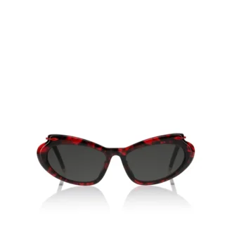 Hot Chick Lb0010 – Sonnenbrille – Acetat – Red Havana