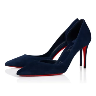 Iriza – 85-mm-Pumps – Veau Velours – Zaffiro – Damen