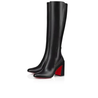 Jane Botta – 85-mm-Stiefel – Kalbsleder und Nappaleder – Schwarz – Damen
