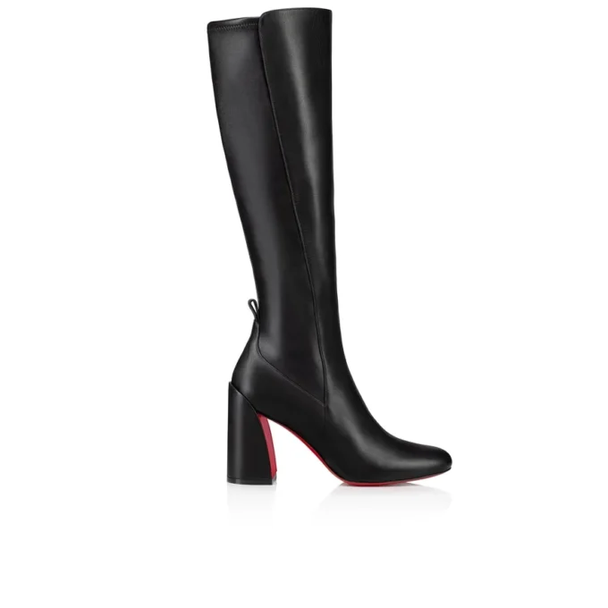 Jane Botta – 85-mm-Stiefel – Kalbsleder und Nappaleder – Schwarz – Damen Jane Botta – 85-mm-Stiefel – Kalbsleder und Nappaleder – Schwarz – Damen