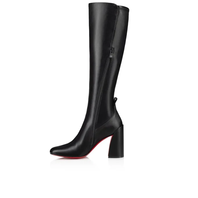 Jane Botta – 85-mm-Stiefel – Kalbsleder und Nappaleder – Schwarz – Damen Jane Botta – 85-mm-Stiefel – Kalbsleder und Nappaleder – Schwarz – Damen