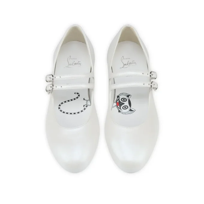 Jane Fille – Ballerinas – Perlglänzendes Nappaleder – Bianco – Kinder Jane Fille – Ballerinas – Perlglänzendes Nappaleder – Bianco – Kinder