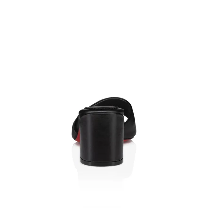 Jane Mule – 55 mm Pantoletten – Lamm-Nappaleder – Schwarz – Damen Jane Mule – 55 mm Pantoletten – Lamm-Nappaleder – Schwarz – Damen