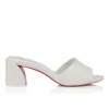 Jane Mule – 55 mm Pantoletten – Nappaleder – Bianco – Damen Jane Mule – 55 mm Pantoletten – Nappaleder – Bianco – Damen