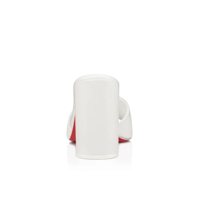 Jane Mule – 85 mm Mules – Lamm-Nappaleder – Bianco – Damen Jane Mule – 85 mm Mules – Lamm-Nappaleder – Bianco – Damen