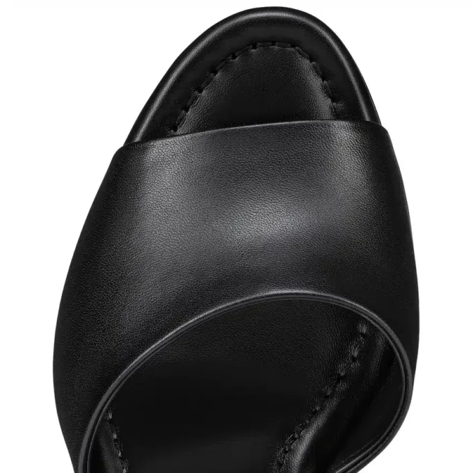 Jane Mule – 85 mm Mules – Lamm-Nappaleder – Schwarz – Damen Jane Mule – 85 mm Mules – Lamm-Nappaleder – Schwarz – Damen