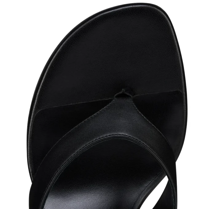 Janetonga – 55-mm-Zehensandalen – Lamm-Nappaleder – Schwarz – Damen Janetonga – 55-mm-Zehensandalen – Lamm-Nappaleder – Schwarz – Damen