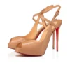 Jenlove – 120 mm Pumps mit offener Spitze – Ziegenleder – Blush – Damen