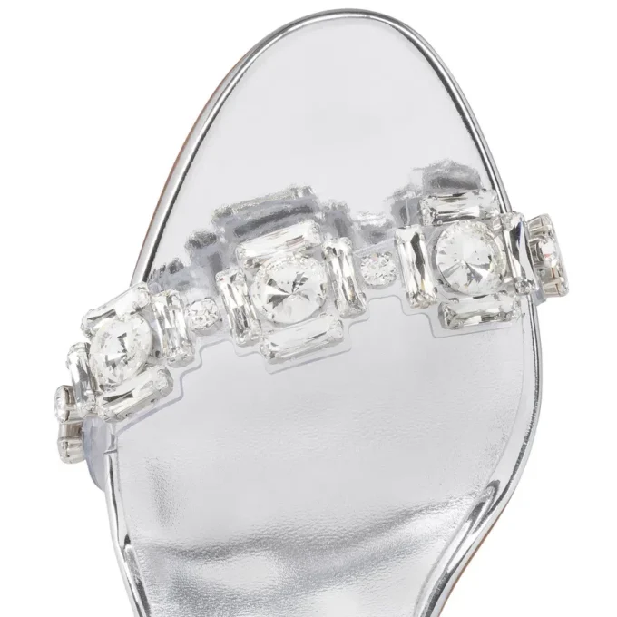 Just Jewel – 85-mm-Sandalen – TPU und laminiertes Kalbsleder – Kristall – Damen Just Jewel – 85-mm-Sandalen – TPU und laminiertes Kalbsleder – Kristall – Damen