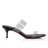 Just Nothing – 55-mm-Pantoletten – TPU und lackiertes Kalbsleder – Schwarz – Damen Just Nothing – 55-mm-Pantoletten – TPU und lackiertes Kalbsleder – Schwarz – Damen