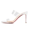 Just Nothing – 84-mm-Mules – Lackkalbsleder und PVC – Bianco Just Nothing – 84-mm-Mules – Lackkalbsleder und PVC – Bianco