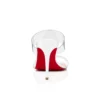 Just Nothing – 84-mm-Mules – Lackkalbsleder und PVC – Bianco Just Nothing – 84-mm-Mules – Lackkalbsleder und PVC – Bianco