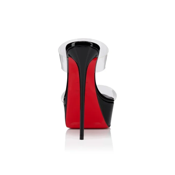 Just Nothing Alta – 150-mm-Pantoletten – TPU und lackiertes Kalbsleder – Schwarz – Damen Just Nothing Alta – 150-mm-Pantoletten – TPU und lackiertes Kalbsleder – Schwarz – Damen