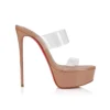 Just Nothing Alta – 150-mm-Pantoletten – TPU und Lackkalbsleder – Blush – Damen Just Nothing Alta – 150-mm-Pantoletten – TPU und Lackkalbsleder – Blush – Damen