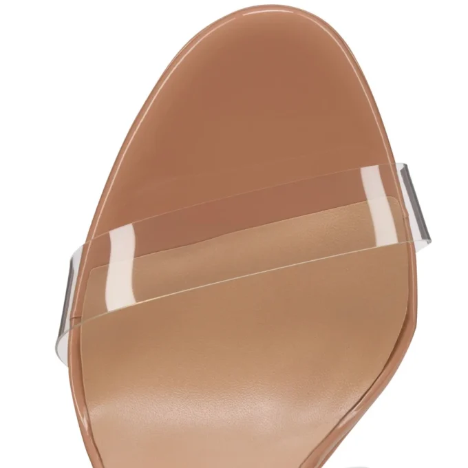 Just Nothing Alta – 150-mm-Pantoletten – TPU und Lackkalbsleder – Blush – Damen Just Nothing Alta – 150-mm-Pantoletten – TPU und Lackkalbsleder – Blush – Damen