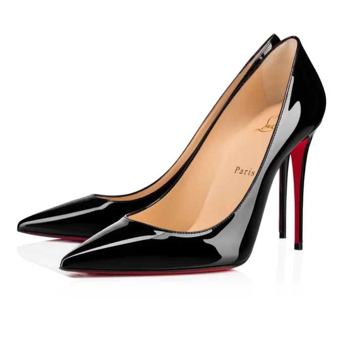 Kate – 100-mm-Pumps – Lackkalbsleder – Schwarz – Damen