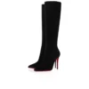 Kate Botta – 100-mm-Stiefel – Veau Velours – Schwarz Kate Botta – 100-mm-Stiefel – Veau Velours – Schwarz