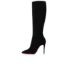 Kate Botta – 100-mm-Stiefel – Veau Velours – Schwarz Kate Botta – 100-mm-Stiefel – Veau Velours – Schwarz