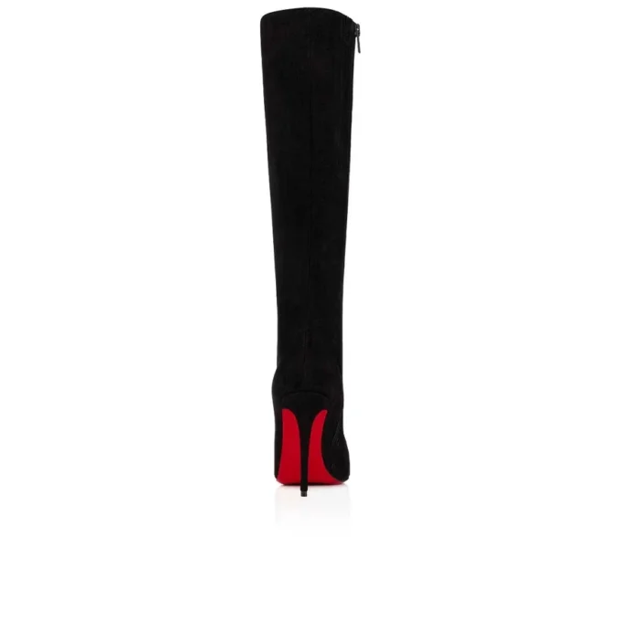Kate Botta – 100-mm-Stiefel – Veau Velours – Schwarz Kate Botta – 100-mm-Stiefel – Veau Velours – Schwarz