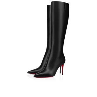 Kate Botta – 85-mm-Stiefel – Kalbsleder – Schwarz – Damen