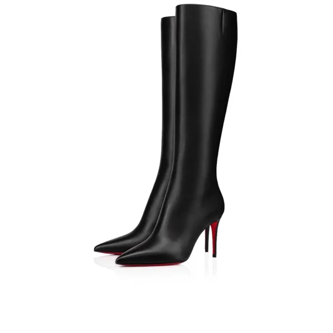 Kate Botta – 85-mm-Stiefel – Kalbsleder – Schwarz – Damen Kate Botta – 85-mm-Stiefel – Kalbsleder – Schwarz – Damen