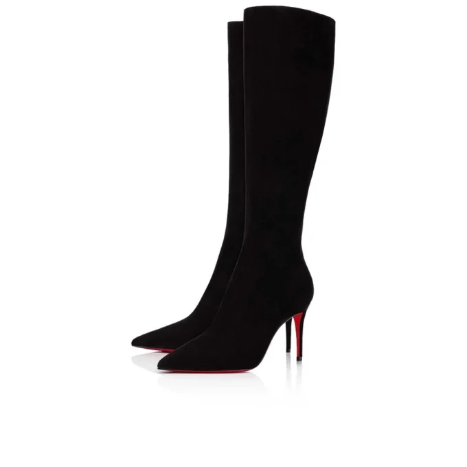 Kate Botta – 85-mm-Stiefel – Veau Velours – Schwarz – Damen Kate Botta – 85-mm-Stiefel – Veau Velours – Schwarz – Damen