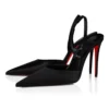 Kate Max O Sling – 100 mm Slingback-Pumps – Krepp-Satin – Schwarz – Damen Kate Max O Sling – 100 mm Slingback-Pumps – Krepp-Satin – Schwarz – Damen